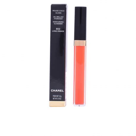 chanel 802 living orange|Chanel ROUGE COCO GLOSS Lip gloss 802 Living Orange.